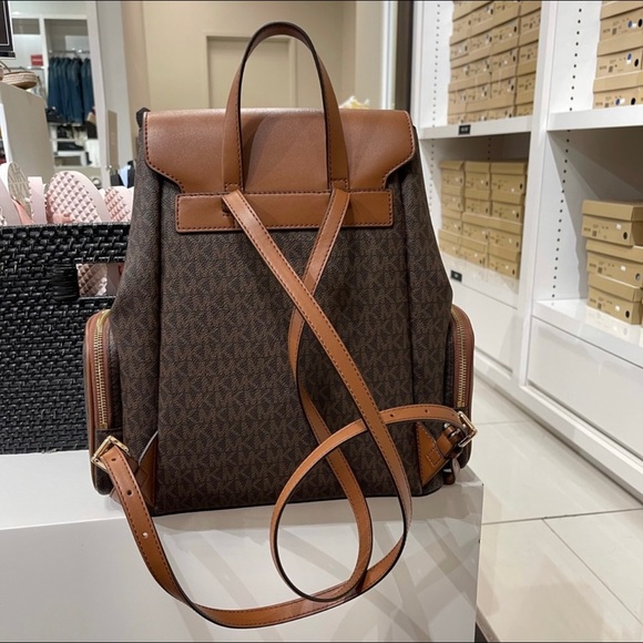 Michael Kors Large Chain Backpack - Picture 7 of 11